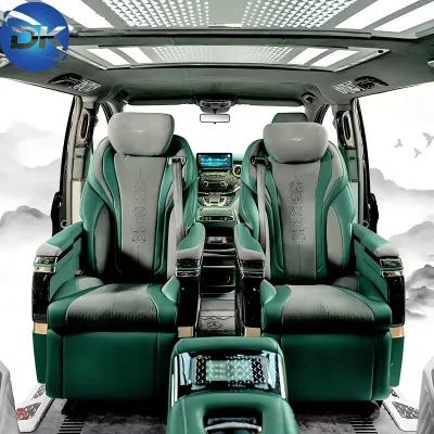 Dingkong Luxury Leather Aluminum Car Interior LED Dome Dimmable Ceiling Light for Mercedes Benz VCLASS/V250/VITO Metris