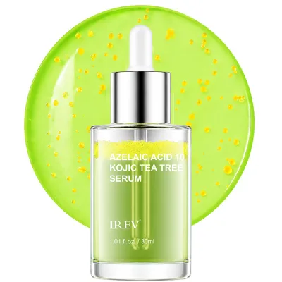 OEM ODM Azelaic 10% + Kojic Serum Blemish Care Redness Relief Radiant Face Hydration Plumping Glass Skin Korean Skincare Serum