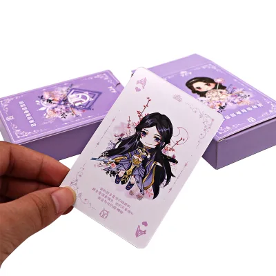 54 Number of Cards and Paper Material Custom Gold Foil Playing Cards