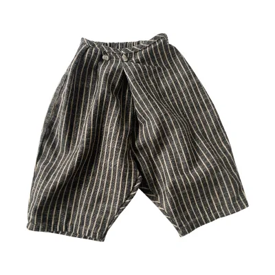 Stylefish Children's Clothes Fashion Boys' Vertical Stripe Cotton Hemp Breathable Eco-Friendly Autumn Pants Baby Loose Wide Leg