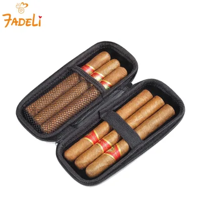 Custom EVA Cigar Bag Case Humdior Outdoor Travel Cigar Carrying Bag Smoking Tobacco Cigar Cutter Lighter Tool Storage Case Box
