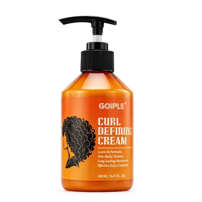 GOIPLE Curl Defining Cream, 48 Hour Soft Hold, Frizz Control & Long Lasting Moisture for Wavy Curly and Coily Hair, 280 ml