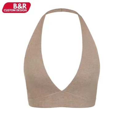 High Quality Competitive Price Private Label Elastic Band Sports Bra Set