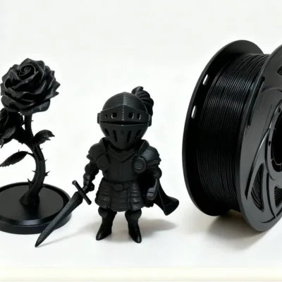 Wholesale High Speed Basic PLA Black 3D Filament 1.75mm Diameter 1KG Low Shrinkage 3D Printer Material for 3DMachine