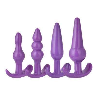 Hot Selling Lesbian Love Adult Toys Ebay Cheap soft Butt SM Plug Toys Sex Toy Trainer Butt Plug Different Size Comfortable Wear