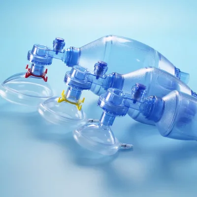Medical Grade Silicone Manual Adult Oxygen Port Resuscitator