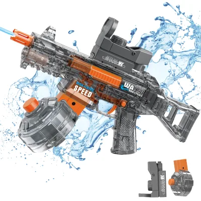 Children Portable Automatic Absorption UMP45 Shot Water Absorption Gun Electric High Pressure Toy Powerful Water Gun for Sale