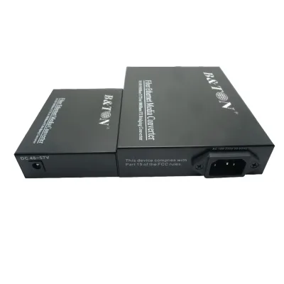 BTON BT-950SFP-FE OEM/ODM Fast Ethernet Media Converter 1 SFP Slot 1 RJ45 Port SC/LC/ST/FC Optical Connectors 0~120km Distance