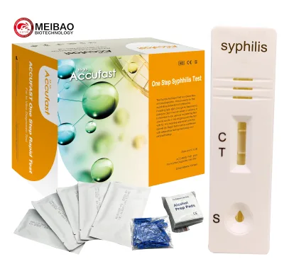 Factory One Step Syphilis Infectious test CE Syphilis Test Cassette Syphilis Rapid Test Kits