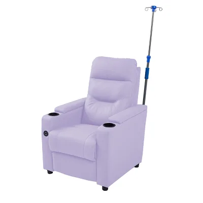 Medical Furniture Infusion Chair With IV Pole Hospital Patient Transfusion Medical Recliner Sofa Chair