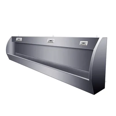 Public Facilities Custom Urinal Floor-standing Trough Urinal Stainless Steel Urinal for Stadium Installation