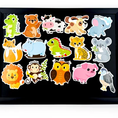 The Source Factory Can Customize the Patterns and Shapes Animal Kawaii Design Acrylic Fridge Magnets-Durable & Waterproof