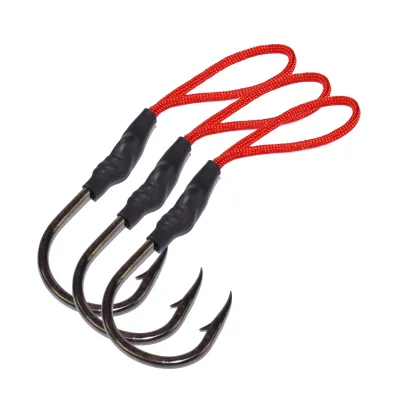 Wholesale Sea Fishing Assist Hook Fishhooks Jig #1 #2 #3 #4 #5 Slow Jigging Hooks