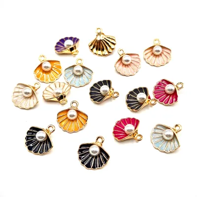 Oil-drop Zinc Alloy Nature Style Jewelry Accessories DIY Components Earrings Necklaces Keychains and Phone Charms