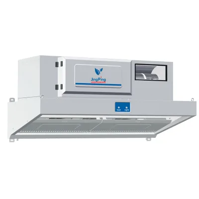 Jingping High Quality Commercial Hotel Kitchen Ductless Indoor Direct Emission Stainless Steel Touch Control 99% Filtration