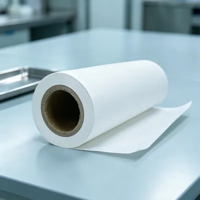 Medical Coated Lacquer Paper Roll Steam Sterilization Compatible Packaging Paper