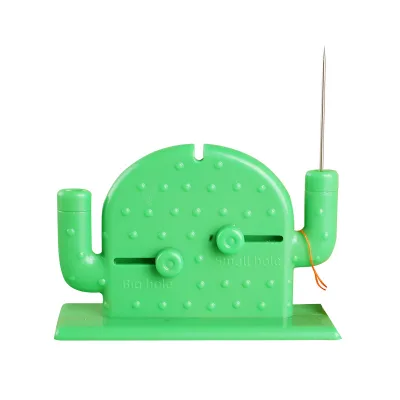 Knitting Tool Yarn Thread Cutters Diy 2 in 1 Cactus Needle Storage Sewing Tools Thread Cutters Cross Stitch Cutting Tools