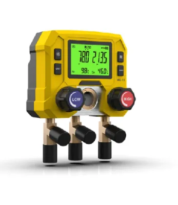 MG-100 Intelligent Digital HVAC Pressure Gauge R410A Refrigeration Electric Manifold Tool Home Appliance Parts