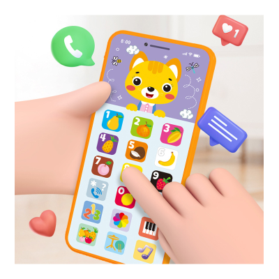 Educational Kids Playing Charging Mobile Phone English Toys Plastic Learning Machine
