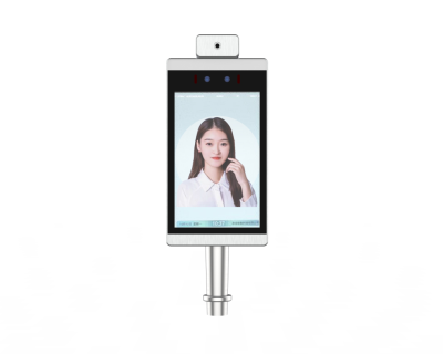 Biometric Access Control System Touch Screen QR Code Scanner Facial Recognition Terminal Temperature Indicator 1-Year Warranty