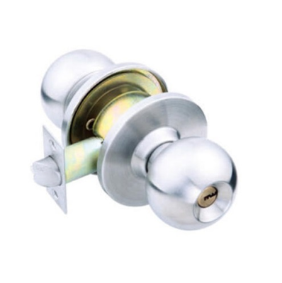 Double Sided Brass and Steel Material ABS Door Knobs with 60mm Backset 3 Key Lock