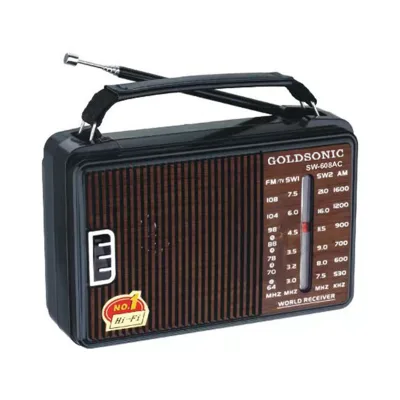 Portable High Quality Big Sound Vintage Radio FM/AM/SW 1~2 4 Band Retro Radio USB/TF MP3 Player for Gift