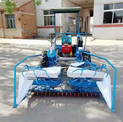 Multi-Crop Self-Propelling Diesel Reaper Baler Machine with Durable Blades and Engine