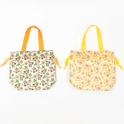 New Fashionable Japanese-Inspired Sublimation Insulated Lunch Grocery Normcore/Minimalist Tote Bag 28*12*21 Polyester Office Bag