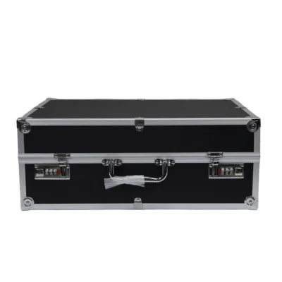 Black Custom Carrying Aluminum Coin case with Combination Locks