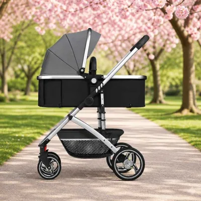 Coil Mount Baby Stroller Spring Seat Piece Spec Silver Tube Black Box Fix Point Pram Trolley Walk