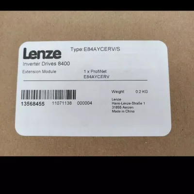 Lenze Drive E84AYCERV/S Aluminum Inverter Drives Communication Module for Industrial Equipment
