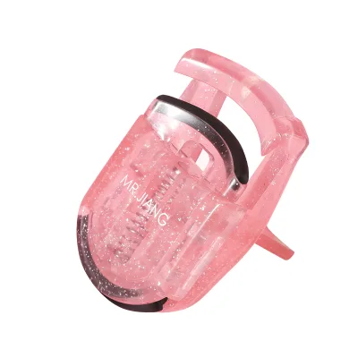 Portable Eyelash Curler in Multiple Glitter Shades, Delivers Long-lasting Lash Curl, Makeup Tool Suitable for Daily Use