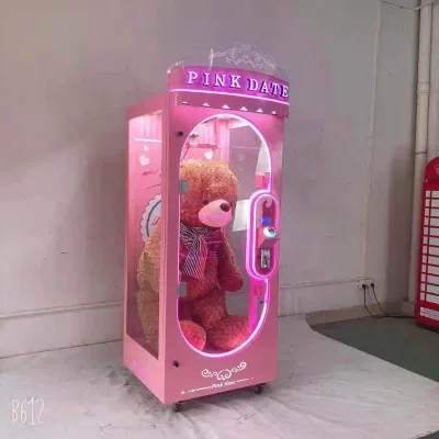 Indoor Coin Operated Arcade Crazy Toy Claw Pink Date Cut New the Prize Scissors Game Kit Machine