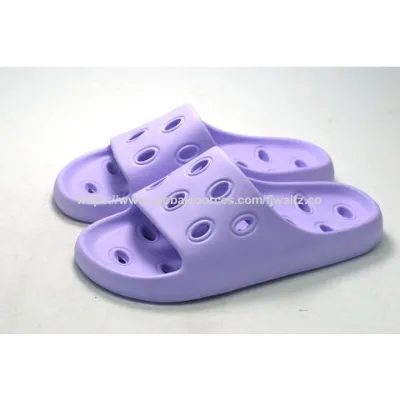 Summer home cheese hollowed-out leaky slippers Women's bathroom bath quick-drying eva slippers