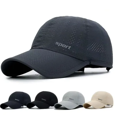 Quick Drying Waterproof Hat for Men Summer Thin Design Outdoor Sun protection Duckbill Cap Sports and Fishing Trucker Caps