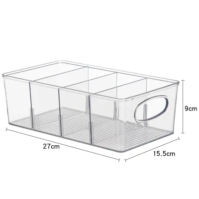 Transparent Pet Desktop Sorting Storage Box Multi-functional Cell Can Be Split Cosmetics Debris Storage Box