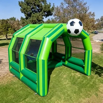 Interactive Inflatable Football Goal Target Soccer Shooting Sport Game Speed Cage for Event