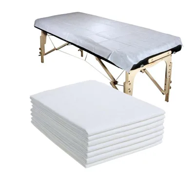 Piece by Piece Hygienic Disposal Medical Surgical Fabric Hospital PP Non Woven Pre Cut Disposable Bed Sheets