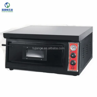 Custom Made 110V Single-Layer Large Capacity Commercial Electric Pizza Oven Black with Pizza Baking Feature for Bakery Use