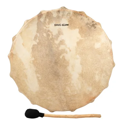 2025 Kingdo Professional 20inch (50cm) Sheepskin Shamanic Drum Special Shape Starry Gradient Musical Instrument for Sound