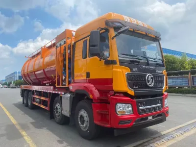 Shacman M3000 8x4 12-Wheel Sewage Pump Truck Used Heavy Diesel Weichai with Euro 3 Emission Standard Manual Transmission
