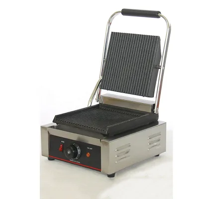 1 Plate Sandwich Machine Griddle Grills Single Panini Plate Griddle and One Contact Grill