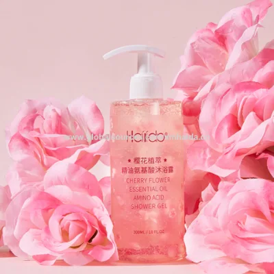 High Quality Wholesale factory price Moisturizing Nourishing Natural Skin Care sakura fragrance shower gel OEM&ODM