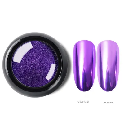Magic Mirror Powders for Nails Multi Colors Magic Mirror Powders Mirror Silver