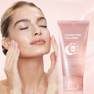 75ml Collagen Peel-off Mask Private Makeup Label Long Lasting Moisturizr Restoring Skin Care Product Custom Logo Wholesale Vegan