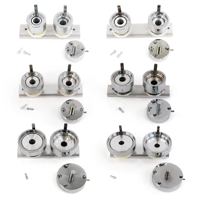 25/32/37/44/58/75mm Round Pin Mould Button Badge Making Machine Mould for Metal Slide Product Type Button Making Machines
