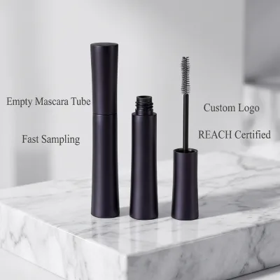 Refillable Eco Empty Mascara Containers 8ml Stable Mouth Tolerance No Paste Overflow Recyclable Empty Mascara Tubes