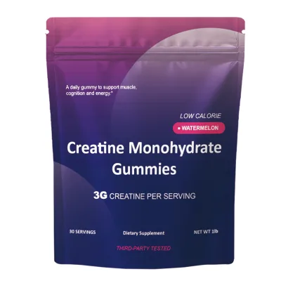 Wholesale OEM Creatine Monohydrate Gummies 3G Watermelon Flavor Build Muscle Energy Recovery Sports Herbal Supplement