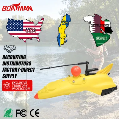Boat Man N8-G Effortless Bait Delivery Automated Release 1kg Load Capacity GPS Enabled Remote Control 500-600M Range Wave