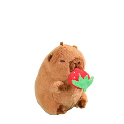 New Arrival Capybara Plush Pendant Pull-string Capybara Toy Keyring